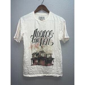 Pierce The Viel Fearless Records Shirt Band Tour Concert Tee Graphic White M